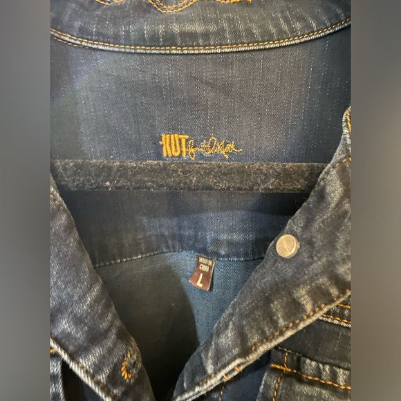 Kut from the Kloth Stretchy Denim Jacket - Size L - Picture 3 of 3